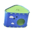 thumbnail image 2 of Nido portátil para gatos, transpirable y resistente. Cama para gatitos que protege de arañazos y rozaduras. Protege alfombras y sofás. Túnel acogedor. Azul, 2 of 8