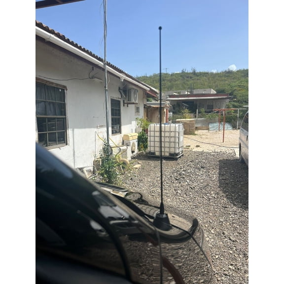 15" inch Black Stainless Antenna Mast Rod Radio AM/FM for FORD TRANSIT 2015-2023 New