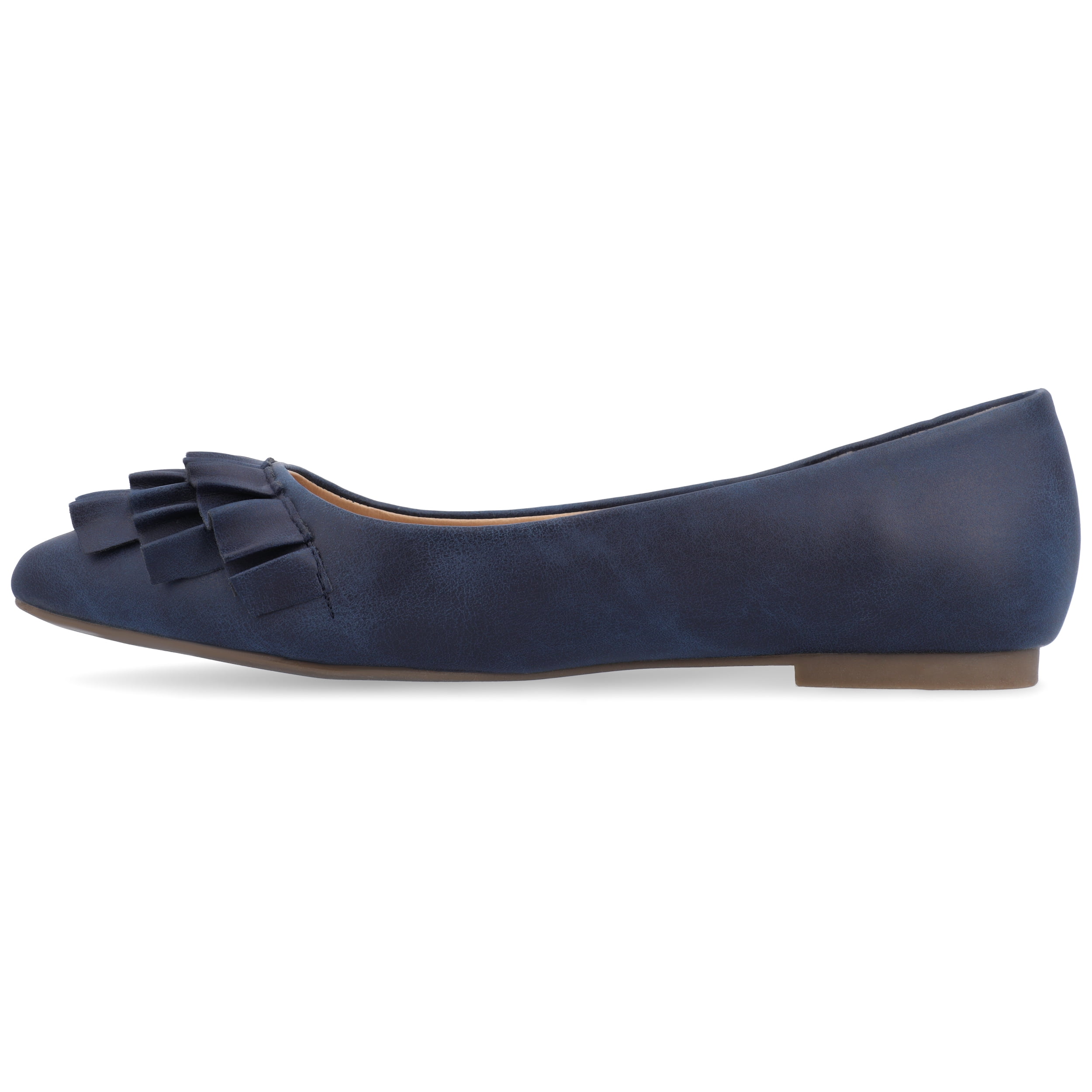 Journee Womens Judy Slip On Pointed Toe Ballet Flats, Widths Available