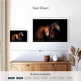 thumbnail image 4 of Elephant Stock Horse Duo Wall Art - Horizontal Canvas Wall Art - Living Room Wall Decor - Photography Animal Canvas - Brown And Red Decor - 24" x 16", 4 of 8