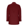 thumbnail image 3 of Women's Wool Pullover 1/4 Zip Plush Sweatshirt Stand Collar Long Sleeve Top with Pockets, 3 of 9