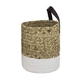 thumbnail image 2 of s naturales hechas a  del  de color dual Gloria canasta de almacenamiento, 2 of 8