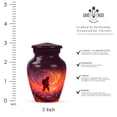 thumbnail image 2 of Fire Fighter Adult Urn For Human Ashes Mom And Dad, Purple Mini Urns For Adult Male, Cremation Urn For Women Small, Keepsake Urns For Human Ashes Man, 3 Inch, 2 of 7