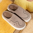 thumbnail image 7 of Fuzzy Slippers For Women Couples Men On Furry Flat Home Winter Round Toe Keep Warm Prints Slippers Shoes Warm Cozy Winter House Slippers Bedroom Indoor House Shoes, 7 of 7