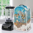 thumbnail image 5 of HELLHERO Dog Cat Splash Proof Stain Kitchen Blender Dust Covers for Home Kitchen Indoor Polyester, Spill-Proof, Hand Strap, 5 of 6