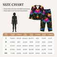 thumbnail image 6 of Disketp Pajamas Set Long Sleeve Sleepwear Womens Button Down Nightwear Pj Sets-Mexican Flower Traditional1, 6 of 9