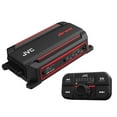 thumbnail image 5 of JVC KS-DR2104DBT Bluetooth 4-Channel Compact Digital Amplifier 50W RMS x 4 @ 4 ohms with 2 Pairs CS-DR621MWL 6.5" Marine Speakers w/ White Grills and LED lighting for Car, Marine, UTV and Motorcycle, 5 of 8