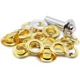 Dritz 660 ExtraLarge Eyelet Kit with Tool, Brass, 7/16Inch 10Count
