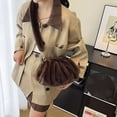 thumbnail image 6 of Jiibva Faux Fur Shoulder Bag for Women, Plush Ladies Clutch Purse Bag, Trendy Winter Furry Crossbody Bag Handbag, 6 of 7