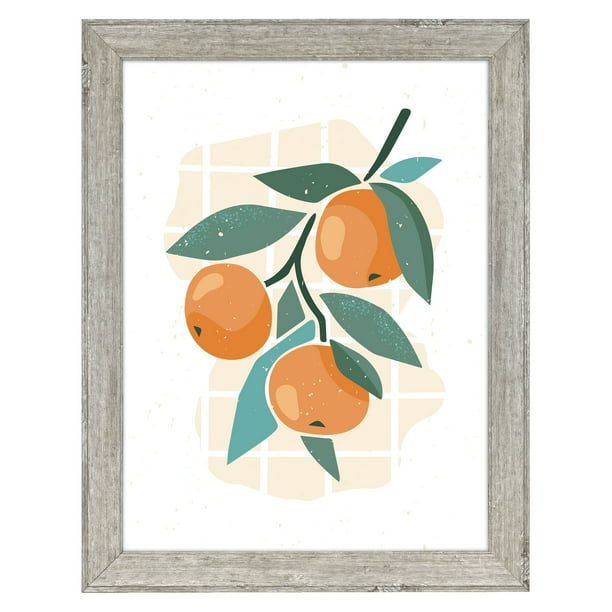 Mainstays 18" x 24" Rustic Gray Woodgrain Poster and Picture Frame