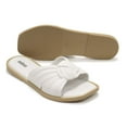 thumbnail image 3 of Melissa Women's Plush Sandals, Beige \ White,6 M US, 3 of 7