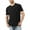 Black, variant on Dellytop Men's Short Sleeve Solid Color Crew Neck Pocket T-Shirt