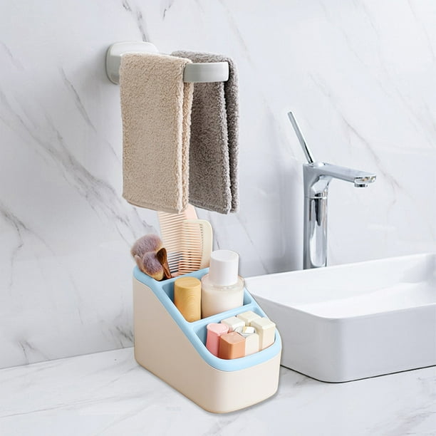 Estantería de almacenamiento grande, caja de uso múltiple, 3 compartimentos amplios, organizador de espacio, ideal para dormitorio, metal resistente, 2 niveles, fácil de mover, alta