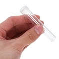WSTEER 25 pcs Clear Test Tube Plastic Test Tube Laboratory Test Tube