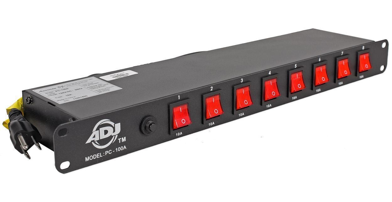 American DJ Fog Fury 3000 Watt High Output DMX Fog Machine w/Remote+Power Strip