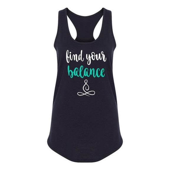 Find Balance In Yoga Tank Women -Image by Shutterstock, Female XX-Large