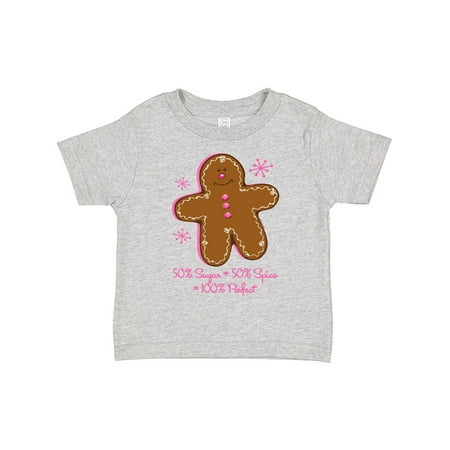 

Inktastic Sugar & Spice Gingerbread Gift Toddler Toddler Girl T-Shirt