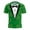 Green#2, variant on Women's St. Patrick's Day Short Sleeve T - Shirt, Shamrock Print Graphic Tee Relaxed Fit Mock Shirt, S - 3XL