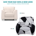 thumbnail image 6 of Stretch Fabric Sofa Slipcover 1 2 3 4 seater L shape , Elastic Sectional Sofa Cover Slipcover Protector Couch Pure Color For Moving Furniture Living Room, 6 of 6