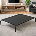 thumbnail image 2 of Elevated Dog Bed Raised Outdoor Dog Cot For Large Dogs Installation Requires No Tools Frame With Washable Breathable Mesh Slip Feet Indoor Pet Bed， Summer Ice Mat, 2 of 4