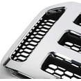 thumbnail image 6 of Kojem Front Grille Assembly for Ford 2005-2007 SuperDuty F250 F350 F450 F-250 F-350 F-450 Chrome With Gray Honey Comb Replacement for #FO1200456 5C3Z8200BAA (Without Emblem), 6 of 9