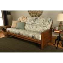 Kodiak Furniture Lexington Futon in Weathered Brown w/ Rain Green Mattress