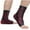 Mens Socks Red, variant on Mens Toeless Crew Socks Casual Color-Block Stretchy Protection Breathable Compression Nylon Athletic Workout Running Boot Sock