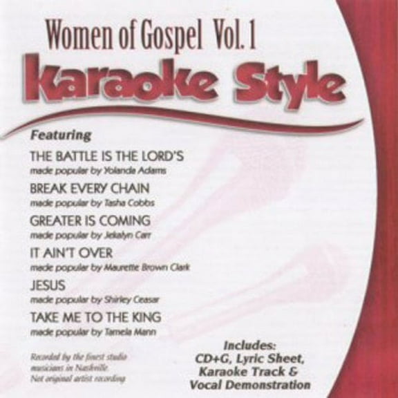 Daywind Karaoke Style: Women Of Gospel Vol. 1 (CD)