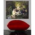 thumbnail image 2 of Wallhogs Manet Dejeuner sur l'Herbe (1863) Poster Wall Mural, 2 of 2