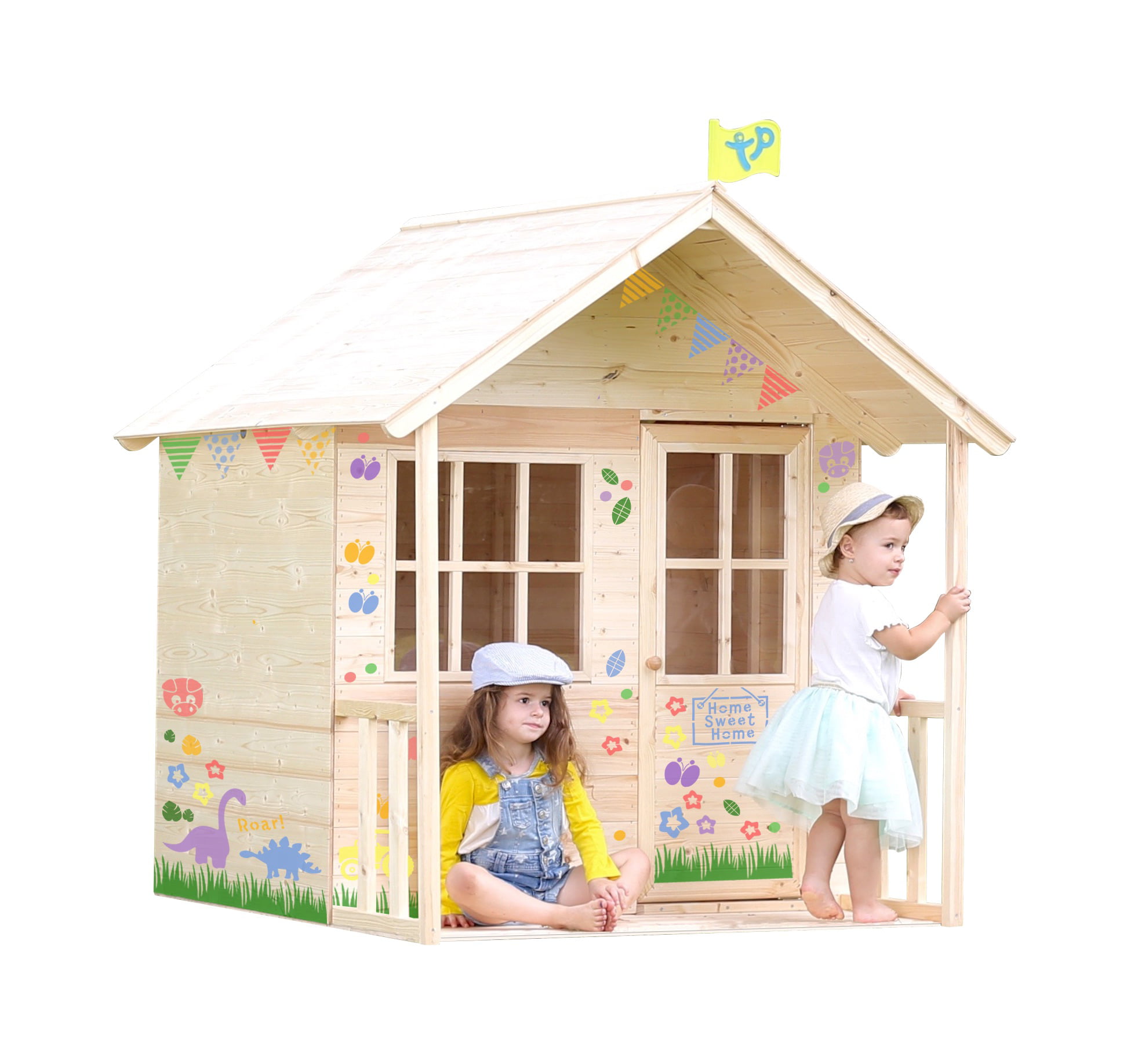 TP Toys Hedgerow Wooden Playhouse 