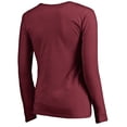 thumbnail image 3 of Women's Maroon Boston College Eagles Team Strong Long Sleeve V-Neck T-Shirt, 3 of 3