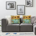 thumbnail image 3 of Nawypu Set of 2 Summer Daisy Pillow Covers Sunflowers Mason Jar Sunshine Pillows Decorative Throw Pillows Summer Decorations Farmhouse Decor Cushion Case for Sofa Couch, 3 of 6