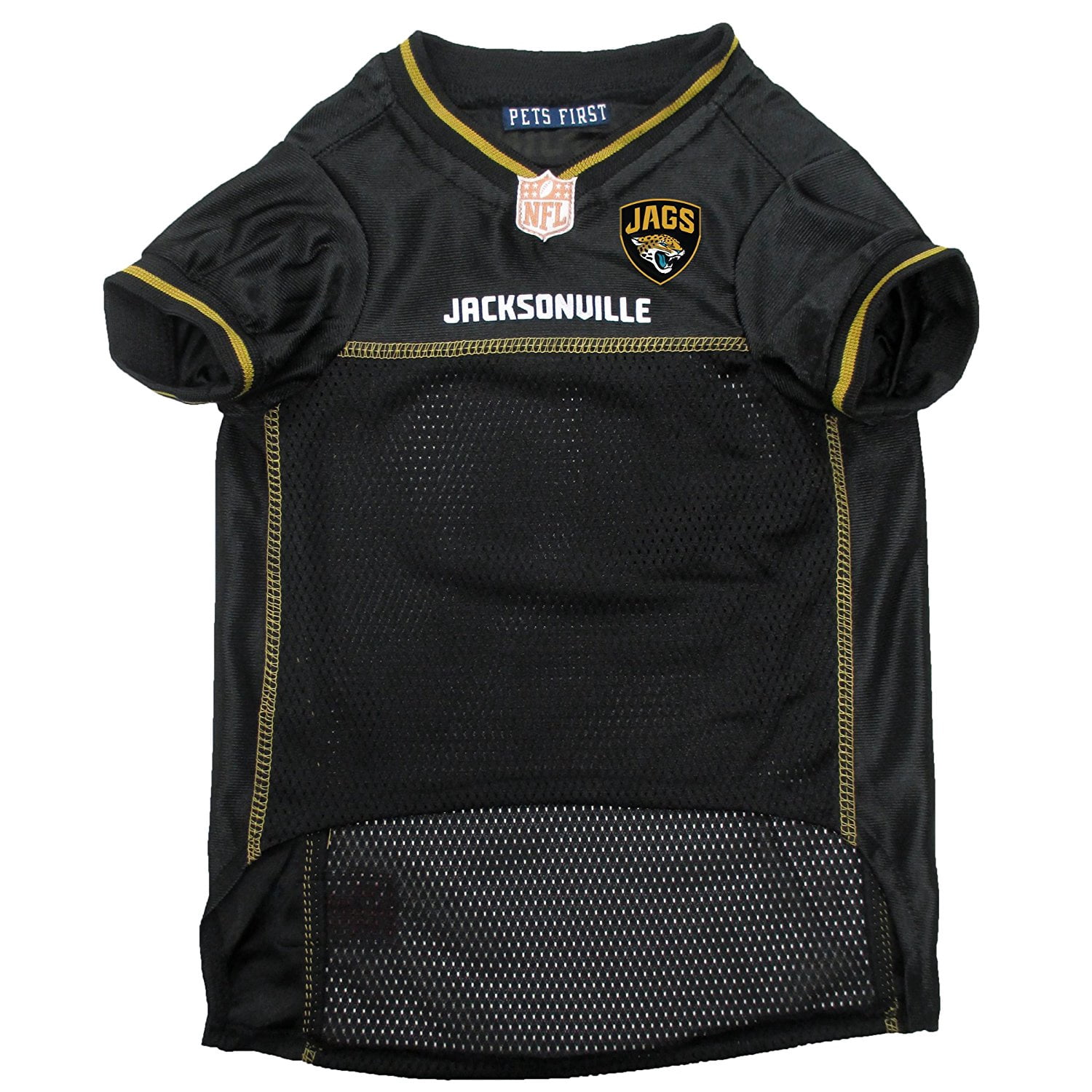 Pets First NFL Jacksonville JaguarsLicensed Mesh Jersey for Dogs and Cats - Small