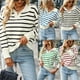 thumbnail image 2 of Suéter de mujer de estilo europeo y americano para otoño e invierno, suave, cómodo, cálido, camiseta informal para mujer, 2 of 6