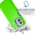 thumbnail image 6 of For Motorola Moto G STYLUS 5G 2023 Heavy Duty Rugged Shockproof Full Body Protection 360 Swivel Kicktand Holster Belt Clip And Built in Screen Protector Phone Cover Case - Green, 6 of 6