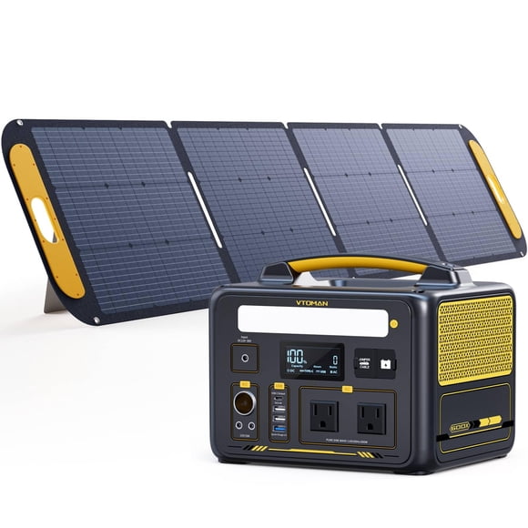 Generador solar VTOMAN Jump 600X 299Wh con panel solar de 200W