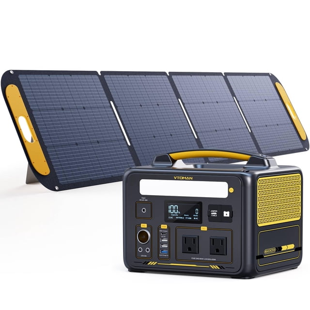 Generador solar VTOMAN Jump 600X 299Wh con panel solar de 200W