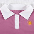 thumbnail image 5 of Amidoa Girls Summer Dresses A-Line Short Sleeve Dresses Print Kids Casual Sundress Pink Size 8, 5 of 7