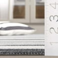 thumbnail image 4 of SAFAVIEH Martha Stewart Striped Indoor/Outdoor Area Rug, Light Grey/Charcoal, 6'7" x 9', 4 of 7