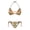 Tropical Floral Design, variant on HELLHERO Plus Size Pink Camouflage Print Ladies Bikini Set Quick Drying Two Piece Swimwear Women's Halter Tie Side Bathing Suit for Beach