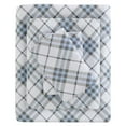 thumbnail image 5 of Regency Heights Twin Size Cotton Flannel Sheet Set, 3-Piece Flannel Bed Sheets Twin, 100% Cotton Bed Sheets Set with Deep Pocket, Blue Plaid, 5 of 9