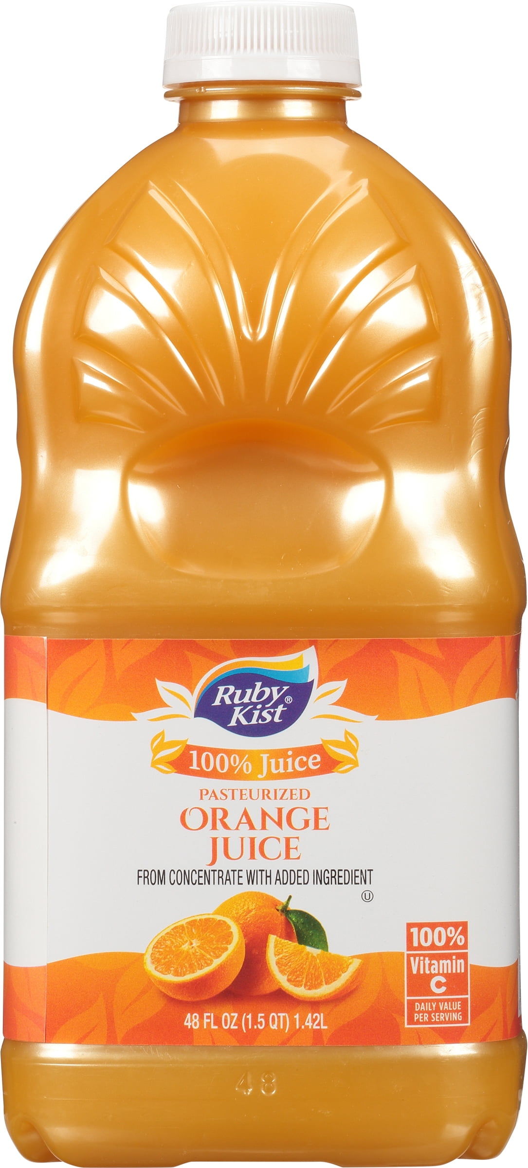 V.I.P. Ruby Kist 100% Orange Juice, 48 fl oz