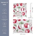 thumbnail image 3 of Dailycode Light Switch Plate Covers 2 Gang Wall Plate Plastics Outlet Covers for Kitchen Home Office Decor Apple and Leaf, 3 of 8