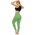 thumbnail image 5 of Leggings with Pockets Leggings for Women with Pockets, High Waisted, Extra Soft Green Tea XS - S, 5 of 5