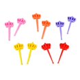 thumbnail image 1 of EZLIFE Palillos de frutas y alimentos para niños, palillos de comida con forma de animal, lindos palillos de frutas con dibujos animados, tenedores de postre reutilizables con forma de animal para el, 1 of 7