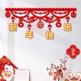 thumbnail image 1 of Guirnalda de pancartas de año Nuevo chino, decoración de año Nuevo lunar, puerta, interior, exterior, Festival de primavera, decoración para cocina, Estilo A, 1 of 8