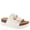White-1, variant on Women’s Platform Slide Sandals, Lightweight Cork Footbed, Adjustable Buckle