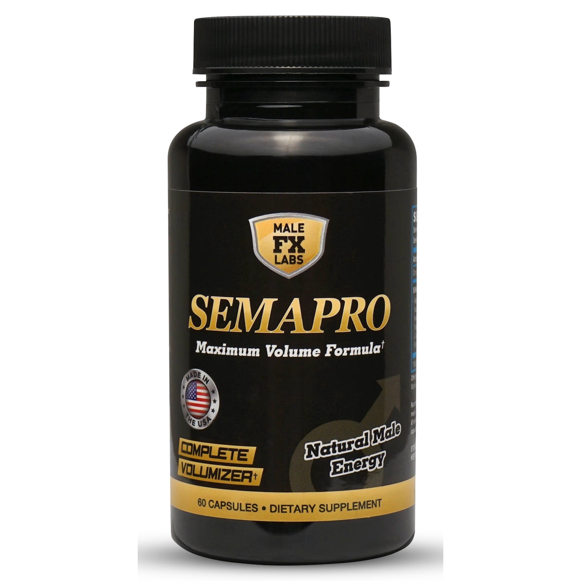 Semapro (60 Caps) Extreme Semen Volumizer and Male Energy Formula - All Natural Endurance, Stamina & Health
