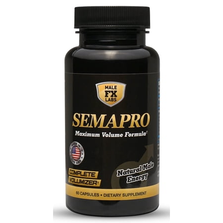 Semapro (60 Caps) Extreme Semen Volumizer and Male Energy Formula - All Natural Endurance, Stamina & Health