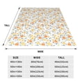 thumbnail image 3 of Pofeuu Floral1 Print Ultra-Soft Micro Fleece Blanket,for Bed Or Sofa,All Season Throw Blankets Flannel Blanket-40"x30", 3 of 7